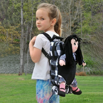 The Queen's Treasures 18" Doll 5 Piece Rag Doll Girl And American Backpack 1 The Queen's Treasures 18" Doll 5 Piece Rag Doll Girl And American Backpack