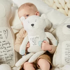 DEMDACO Poetic Threads Bear - Boy 17 Inch - Blue -Dollhouse Dreams Deals Store GUEST 0415fcdd 5260 4d24 81c4 0f6e34e04d9c