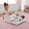 Badger Basket White Rose Doll Bed With Trundle