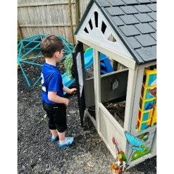 KidKraft Patio Party Wooden Outdoor Playhouse With Spinner Block Puzzle - 14pc -Dollhouse Dreams Deals Store GUEST 0973df62 9ce0 4051 8462 24b6fdf8003b