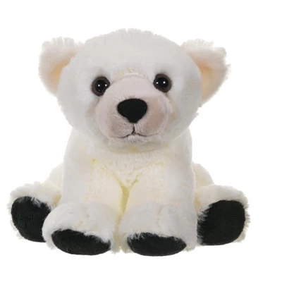 Wild Republic Cuddlekins Mini Polar Bear Stuffed Animal, 8 Inches 1 Wild Republic Cuddlekins Mini Polar Bear Stuffed Animal, 8 Inches