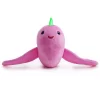 Fingerlings HUGS - Rachel (Pink Glitter) - Interactive Plush Narwhal - By WowWee