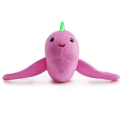 Fingerlings HUGS - Rachel (Pink Glitter) - Interactive Plush Narwhal - By WowWee