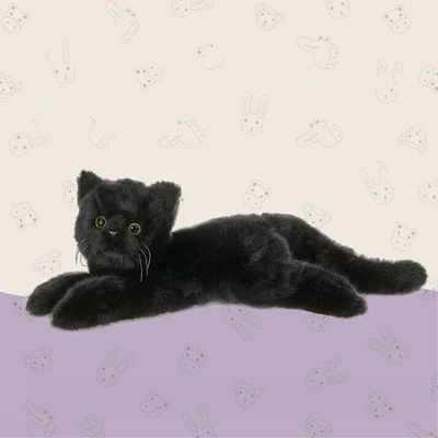 Bearington Collection Plush Stuffed Animal Black Cat, 15" 5 Bearington Collection Plush Stuffed Animal Black Cat, 15" - Image 5