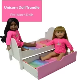 The New York Doll Collection Unicorn Wooden Doll Bed 6 The New York Doll Collection Unicorn Wooden Doll Bed -Dollhouse Dreams Deals Store GUEST 0fa087ff 9ede 4a0b a490 77e3805a027b