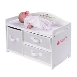 Badger Basket Doll Care Station With Three Baskets And Pocket Organizer - White Rose -Dollhouse Dreams Deals Store GUEST 124f0cb6 35a2 4268 b30e cc3bce3d7f30