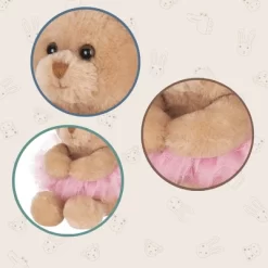 Bearington Bella Plush Ballerina Stuffed Animal Teddy Bear, 6 Inch