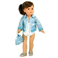 Sophia’s Gymnastics Outfit Set For 18'' Dolls, Aqua