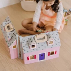 Melissa & Doug Fold And Go Wooden Dollhouse With 2 Dolls And Wooden Furniture -Dollhouse Dreams Deals Store GUEST 17ff55ba 78ba 4cf4 b35c d6d6ad047c2e