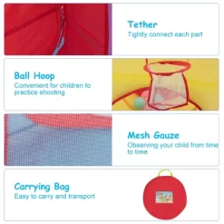 Costway 7pc Kids Ball Pit Play Tents & Tunnels Pop Up Baby Toy Gifts -Dollhouse Dreams Deals Store GUEST 19f5567b 548d 4134 818e 05e73d3f83de