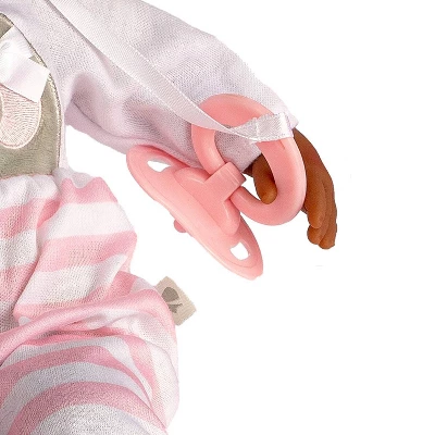 JC Toys Berenguer Boutique - 10 Piece Gift Set With Pink 15" Realistic Soft Body Baby Doll - Open/Close Brown Eyes 3 JC Toys Berenguer Boutique - 10 Piece Gift Set With Pink 15" Realistic Soft Body Baby Doll - Open/Close Brown Eyes - Image 3