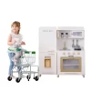 Teamson Kids Mayfair Kids Wooden Play Kitchen & 11 Accessories White TD-13302D