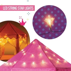 Large Playhouse Tent - Princess Castle Pink With Star Lights And Carry Bag - Play22USA 15 Large Playhouse Tent - Princess Castle Pink With Star Lights And Carry Bag - Play22USA -Dollhouse Dreams Deals Store GUEST 23c37842 13e6 4475 a45e 77b7a633d1d6