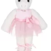 Bearington Dreamer White Plush Unicorn Stuffed Animal Ballerina In Pink Ballet Outfit, 14 Inches