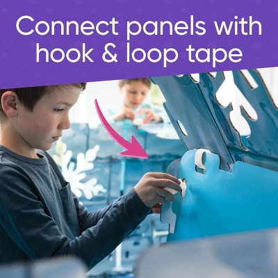 HearthSong 32-Panel Igloo Fantasy Forts Indoor Building Kit With Hook And Loop Connectors 7 HearthSong 32-Panel Igloo Fantasy Forts Indoor Building Kit With Hook And Loop Connectors - Image 7