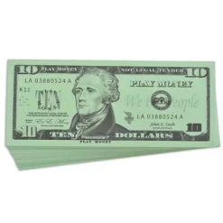 Learning Advantage Ten Dollar Play Bills, Set Of 100