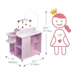 Olivia's Little World - Twinkle Stars Princess Baby Doll Changing Station With Storage -Dollhouse Dreams Deals Store GUEST 2cd6ebbb 26b1 4d86 9e42 f8d0d73cdaf0