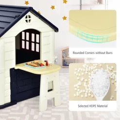 Costway Kid's Playhouse Games Cottage W/ 7 PCS Toy Set & Waterproof Cover 19 Costway Kid's Playhouse Games Cottage W/ 7 PCS Toy Set & Waterproof Cover -Dollhouse Dreams Deals Store GUEST 30d2f078 c97c 4891 83a7 17f85b53051c