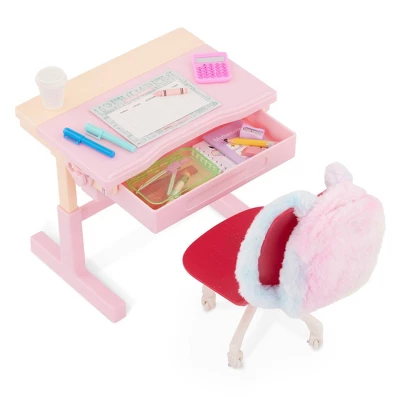 Our Generation School Dreams Modern Desk With Tilt Top Accessory Set For 18" Dolls 3 Our Generation School Dreams Modern Desk With Tilt Top Accessory Set For 18" Dolls - Image 3