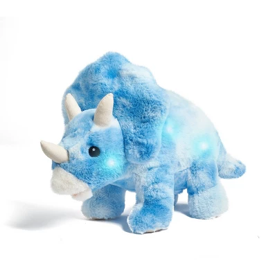 FAO Schwarz 12" Triceratops LED Plush With Sound 4 FAO Schwarz 12" Triceratops LED Plush With Sound - Image 4