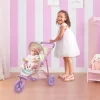 Olivia's Little World Baby Doll Jogging Stroller Buggy Iridescent Color OL-00016