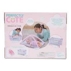 Perfectly Cute Deluxe 3 In 1 Play Crib For Baby Doll 9 Perfectly Cute Deluxe 3 In 1 Play Crib For Baby Doll -Dollhouse Dreams Deals Store GUEST 34d38fee ed64 41a1 849f ae683e31c5ba