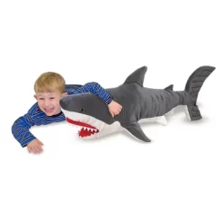 Melissa & Doug Giant Shark 3' Stuffed Animal -Dollhouse Dreams Deals Store GUEST 3c0152a3 edbd 4281 b15d 0a0c7f05ea3f