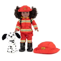 Playtime By Eimmie Playtime Pack Firefighter With Child Accessories