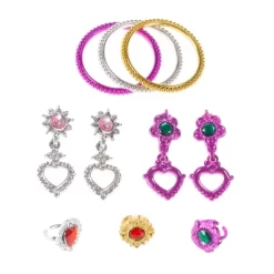 Toy Time Kids' Princess Dress-Up Accessory Set - 4 Pairs Of Shoes, 3 Bracelets, 3 Rings, And 2 Pairs Of Earrings -Dollhouse Dreams Deals Store GUEST 492e2025 d829 434b adc2 af5ae1fa4f1f