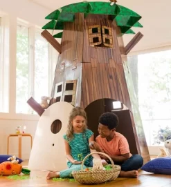 HearthSong Constructagons Big Tree Fort Indoor Fort-Building Kit With 4 Working Windows And Door -Dollhouse Dreams Deals Store GUEST 49551ead 2491 4455 b0d1 3c66700f7292