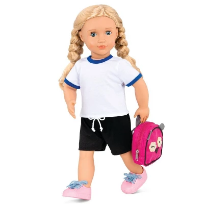 Our Generation Hally With Storybook & Accessories 18" Posable School Doll 4 Our Generation Hally With Storybook & Accessories 18" Posable School Doll - Image 4