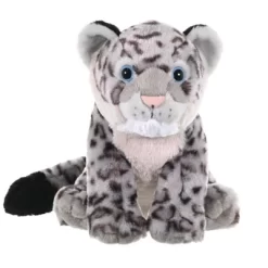 Wild Republic Cuddlekins Snow Leopard Cub Stuffed Animal, 12 Inches