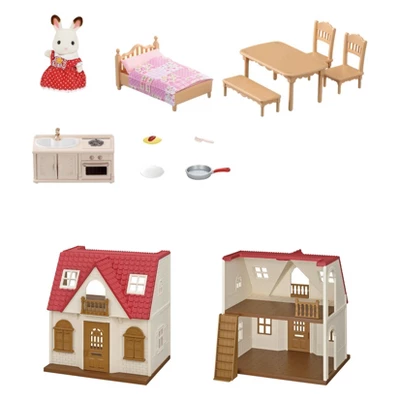 Calico Critters Red Roof Cozy Cottage 4 Calico Critters Red Roof Cozy Cottage - Image 4