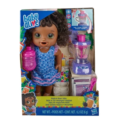 Baby Alive Magical Mixer Baby Doll - Blueberry Blast 1 Baby Alive Magical Mixer Baby Doll - Blueberry Blast