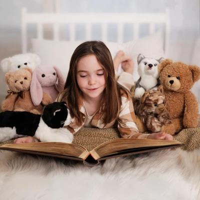 Bearington Teddy Bear Stuffed Animal: Light Brown 11 Inches 5 Bearington Teddy Bear Stuffed Animal: Light Brown 11 Inches - Image 5