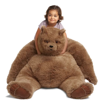 Manhattan Toy Kodiak Bear Jumbo Plush Toy 1 Manhattan Toy Kodiak Bear Jumbo Plush Toy