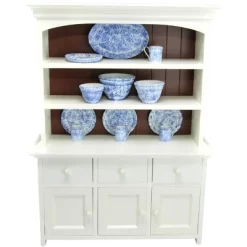 The Queen's Treasures 18 Inch Doll Wooden Farmhouse Cupboard Dish Hutch -Dollhouse Dreams Deals Store GUEST 50ab80d8 e075 464e bbc2 8a6677bbfd64