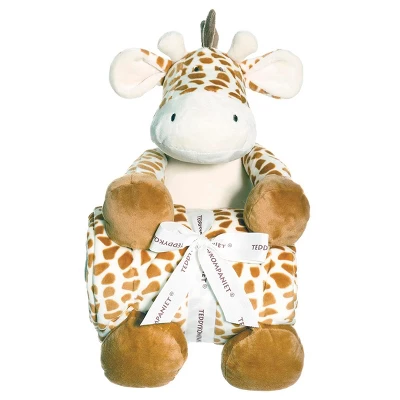 TriAction Toys Teddykompaniet Diinglisar Collection 11 Inch Plush Giraffe And Blanket Set 1 TriAction Toys Teddykompaniet Diinglisar Collection 11 Inch Plush Giraffe And Blanket Set