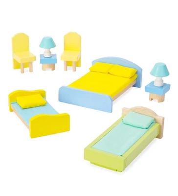 HearthSong 35-Piece Dollhouse Furniture For Kids 3 HearthSong 35-Piece Dollhouse Furniture For Kids - Image 3
