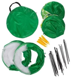 HearthSong Indoor Outdoor Two Green Pop-Up Play Tents And Two Tunnels For Kids -Dollhouse Dreams Deals Store GUEST 559b154e 8058 43d8 8a79 bb1f6ab78741