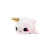Seven20 Glitter Galaxy 6-Inch Ice Cream Cone Horn Pink Narwhal Collectible Plush