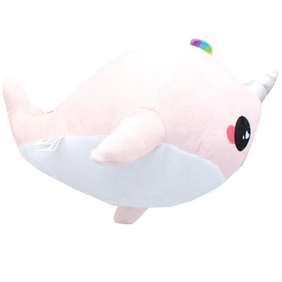 Se7en20 Glitter Galaxy 12-Inch Rainbow Spout Pink Narwhal Collectible Plush 1 Se7en20 Glitter Galaxy 12-Inch Rainbow Spout Pink Narwhal Collectible Plush