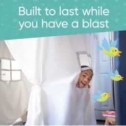 Hearthsong Cozy Cottage Bed Canopy With LED Lights Designed For Twin Or Queen-Sized Bed - Gray -Dollhouse Dreams Deals Store GUEST 61351a88 3081 4eed a350 a005a3089966