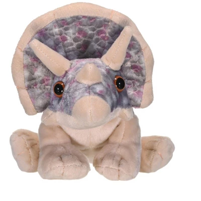 Wild Republic Cuddlekins Mini Triceratops Stuffed Animal, 8 Inches 1 Wild Republic Cuddlekins Mini Triceratops Stuffed Animal, 8 Inches