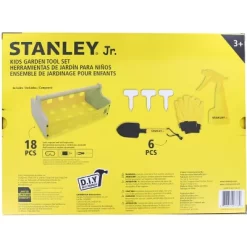 Red Tool Box Stanley Jr. DIY Garden Tool Set