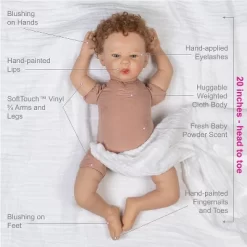 Paradise Galleries Reborn Baby Doll I Love You S-Mores 20 Inch Baby Doll - Brown Hair/Blue Gray Eyes 12 Paradise Galleries Reborn Baby Doll I Love You S-Mores 20 Inch Baby Doll - Brown Hair/Blue Gray Eyes -Dollhouse Dreams Deals Store GUEST 62abf613 5f53 46a0 82c2 ca70280d82ae