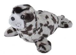Wild Republic Cuddlekins Mini Harbor Seal Stuffed Animal, 8 Inches