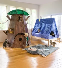 HearthSong Constructagons Big Tree Fort Indoor Fort-Building Kit With 4 Working Windows And Door -Dollhouse Dreams Deals Store GUEST 65e97d82 b036 45a4 8efb eb1a317682d7