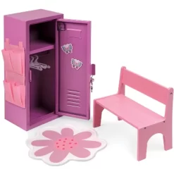 Badger Basket School Style Single Doll Locker Set With Bench, Rug And Accessories - Purple/Pink 9 Badger Basket School Style Single Doll Locker Set With Bench, Rug And Accessories - Purple/Pink -Dollhouse Dreams Deals Store GUEST 690e3696 6824 44c3 ab1f 744bd3bc1cf4