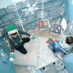 HearthSong 32-Panel Igloo Fantasy Forts Indoor Building Kit With Hook And Loop Connectors 17 HearthSong 32-Panel Igloo Fantasy Forts Indoor Building Kit With Hook And Loop Connectors -Dollhouse Dreams Deals Store GUEST 6b0b6302 e68c 4d1d 8bec 1bdb52681142